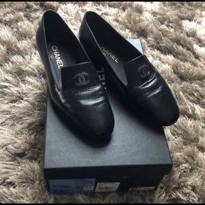 Black, CHANEL Moccasins